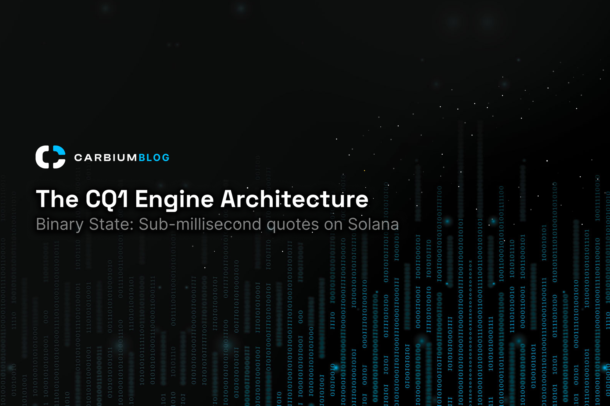 The CQ1 Engine Architecture | Carbium Blog