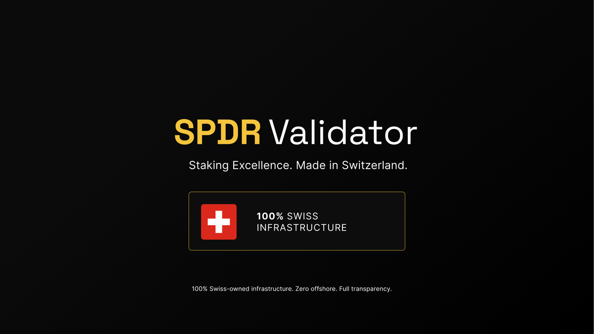 SPDR Validator is vital part of Carbium Swiss-Engineered Full-Stack Infrastructure